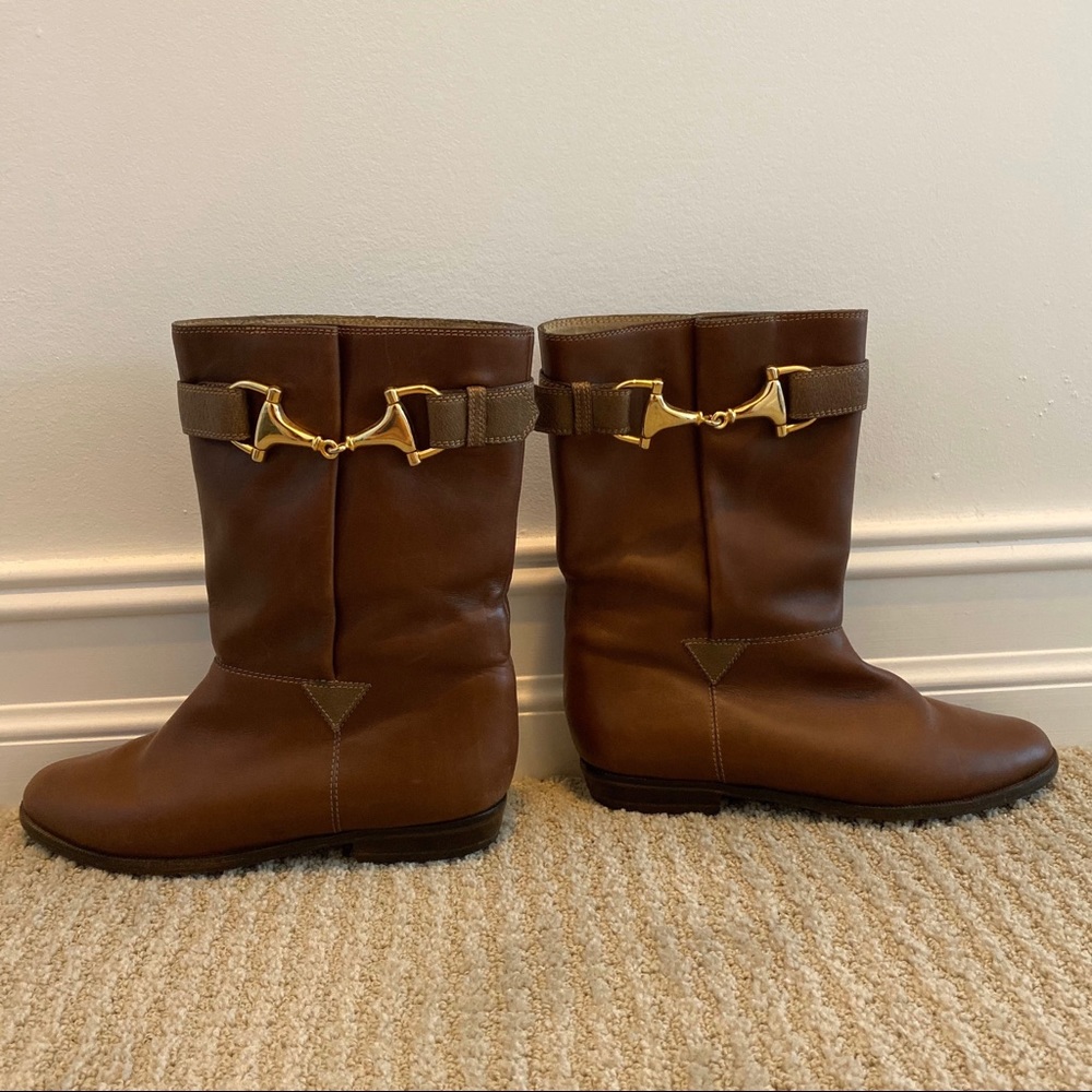 Vintage Gucci Riding Boots - Picture 3 of 4